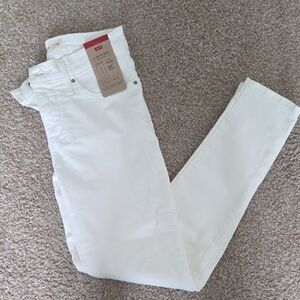 Levi's Women's Straight Leg White Jeans